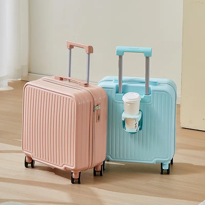登机行李箱多功能18寸小女拉杆箱