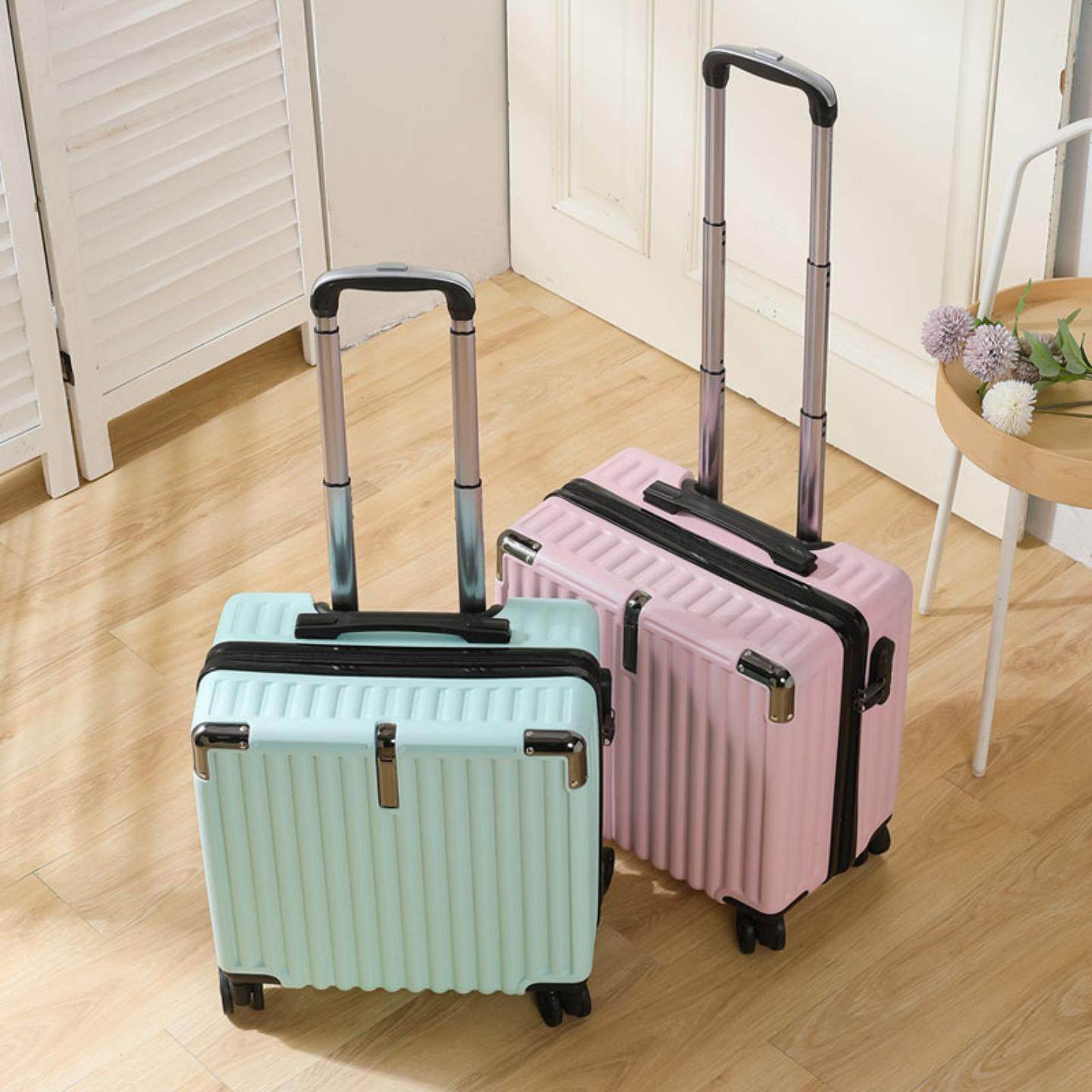 小尺寸行李箱侧开2025新款深仓18轻便登机20短途出差拉杆结实耐用