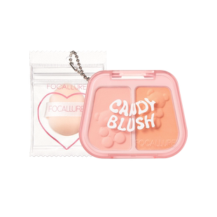 【百补】菲鹿儿双色腮红泥膏女官方正品蓝紫膨胀收缩色自然提气色