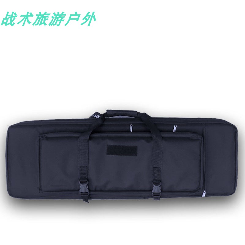 战术双层加厚收纳抗震枪包渔具包