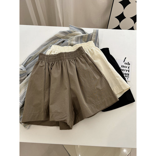 复古chic港味休闲短裤女夏季百搭