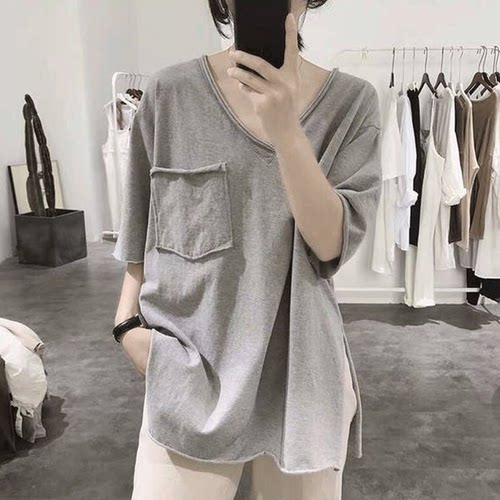 ins超火短袖t恤女2026显瘦chic