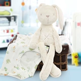 Кролик для новорожденных, кукла, плюшевая успокаивающая игрушка для сна, можно грызть