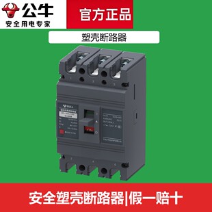 100A125A160A200A225A250A315A400A 可开票公牛塑壳断路器3300