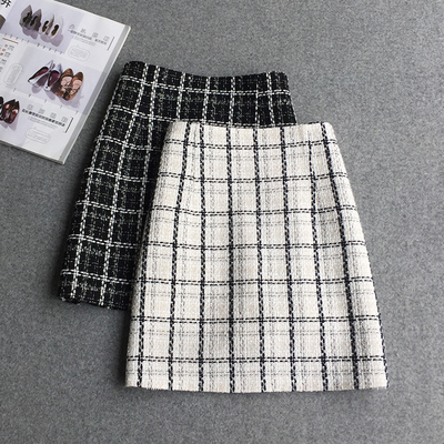 粗花呢A字裙A字裙简约通勤