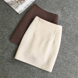 2026春秋冬新款 百搭包臀裙半身裙女高腰显瘦黑色裙子 气质外穿修身