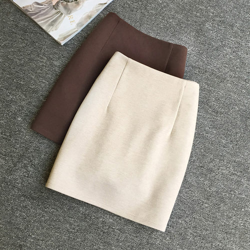 春秋冬新款外穿半身裙显瘦黑色