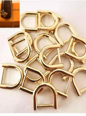 包包维修D扣马蹄扣配件金属可拆卸螺丝环D圈D环五金扣更换替换diy