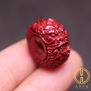 保真朱砂紫金砂龙扣隔珠顶珠墩子背云金刚星月菩提手长串diy配饰