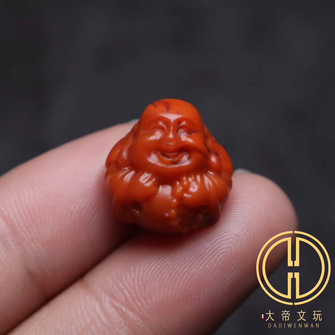 天然南红佛弥勒百香配饰手串