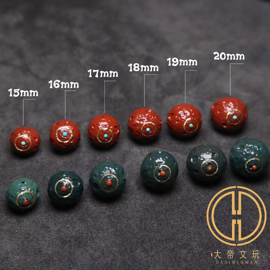 阿拉善玛瑙陨石星球搓金镶嵌圆珠顶腰珠配珠散珠金刚星月108配饰