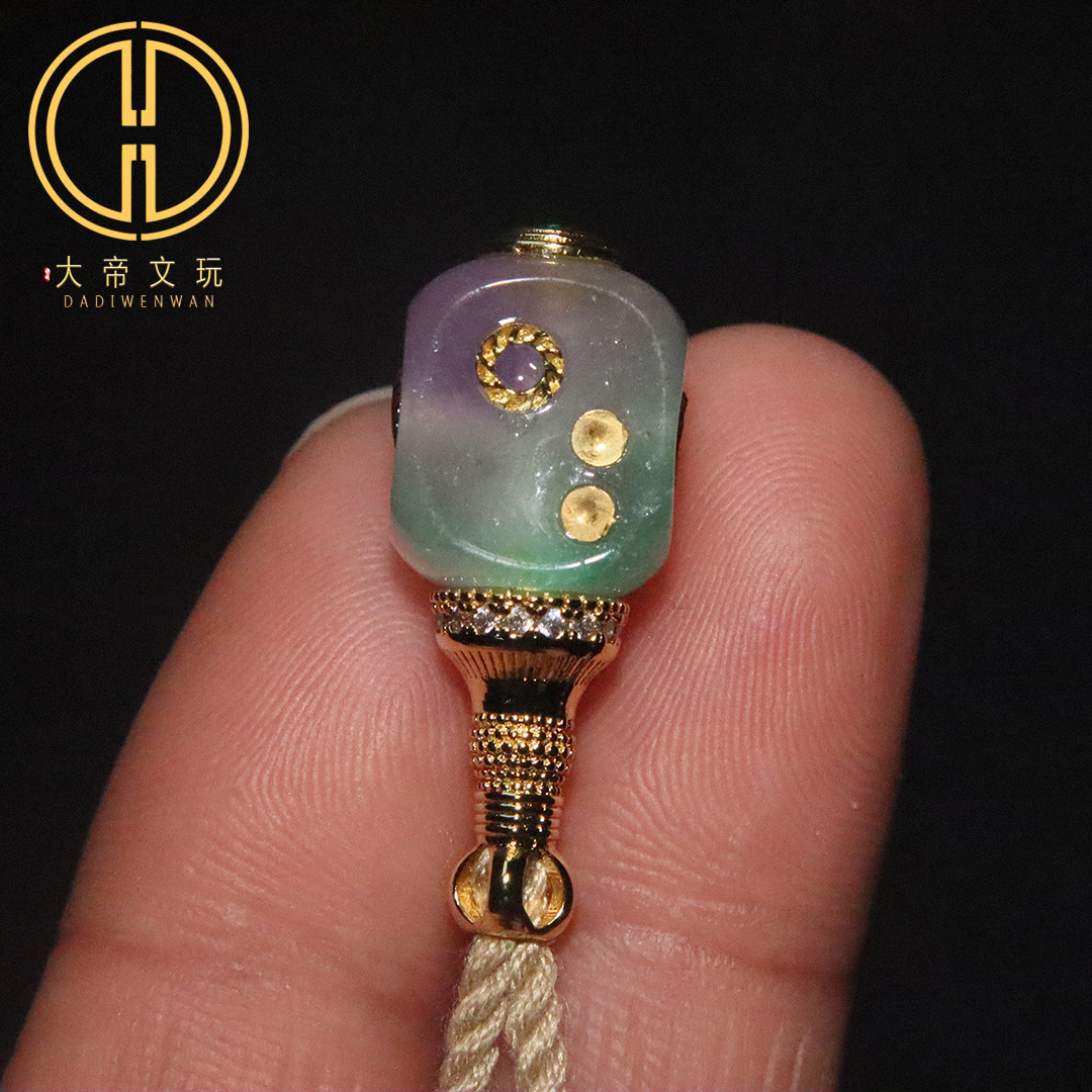 雪巴琉璃紫绿色分体三通佛头金刚星月菩提手串长串diy文玩配饰件,饰品/流行首饰/时尚饰品新,其他DIY饰品配件,淘宝优惠券,粉丝福利购,淘宝优惠卷