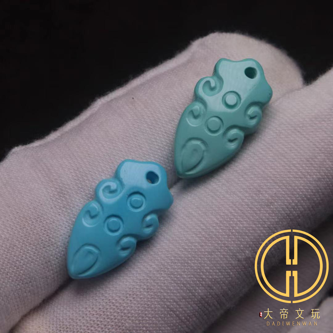 diy高瓷绿松石降魔杵星月菩提