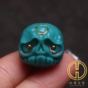 雪巴琉璃果冻料苏工阿呆搓金顶腰珠隔珠三通菩提手长串108diy配饰