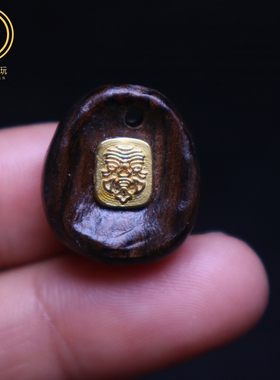 沉香木扎基拉姆侧挂吊坠配饰