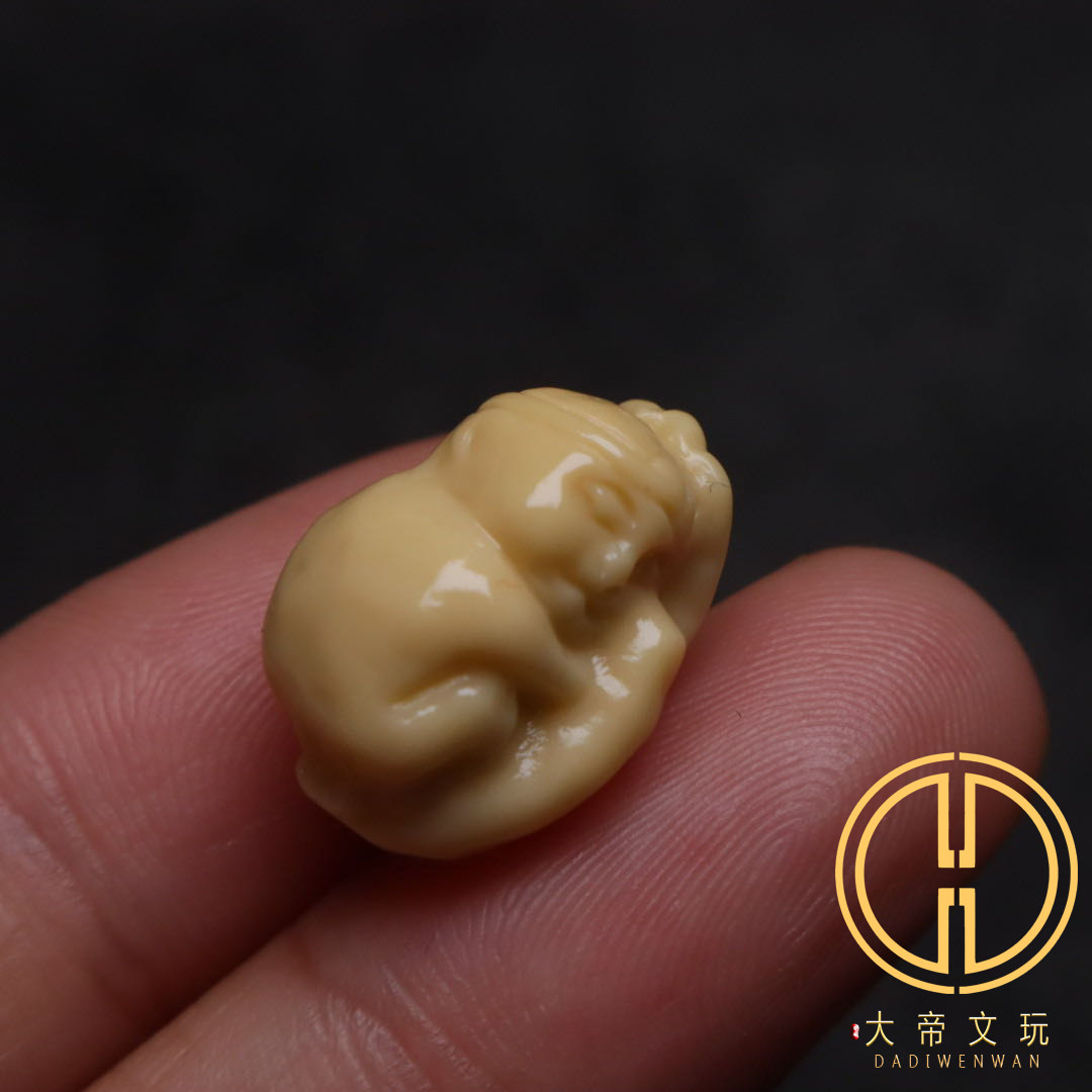 diy天然背云菩提手串佛珠金膏玉