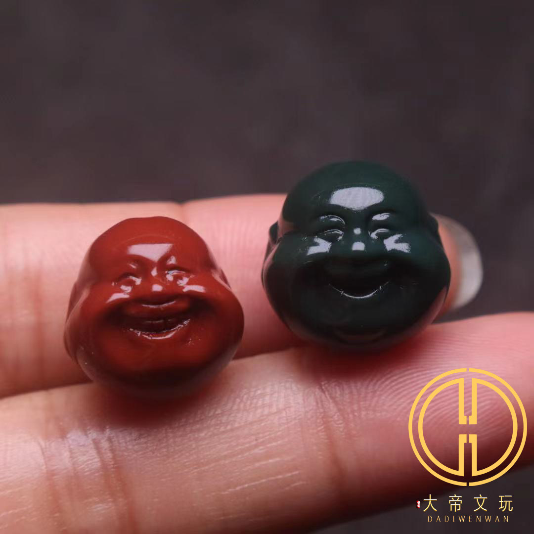 玛瑙背云金刚星月菩提手串佛头
