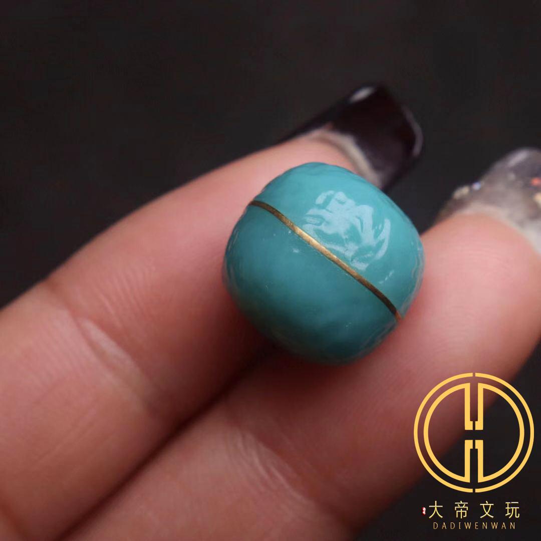 雪巴琉璃果冻料苏工陨石搓金老型顶腰珠菩提手串长串diy配饰配珠