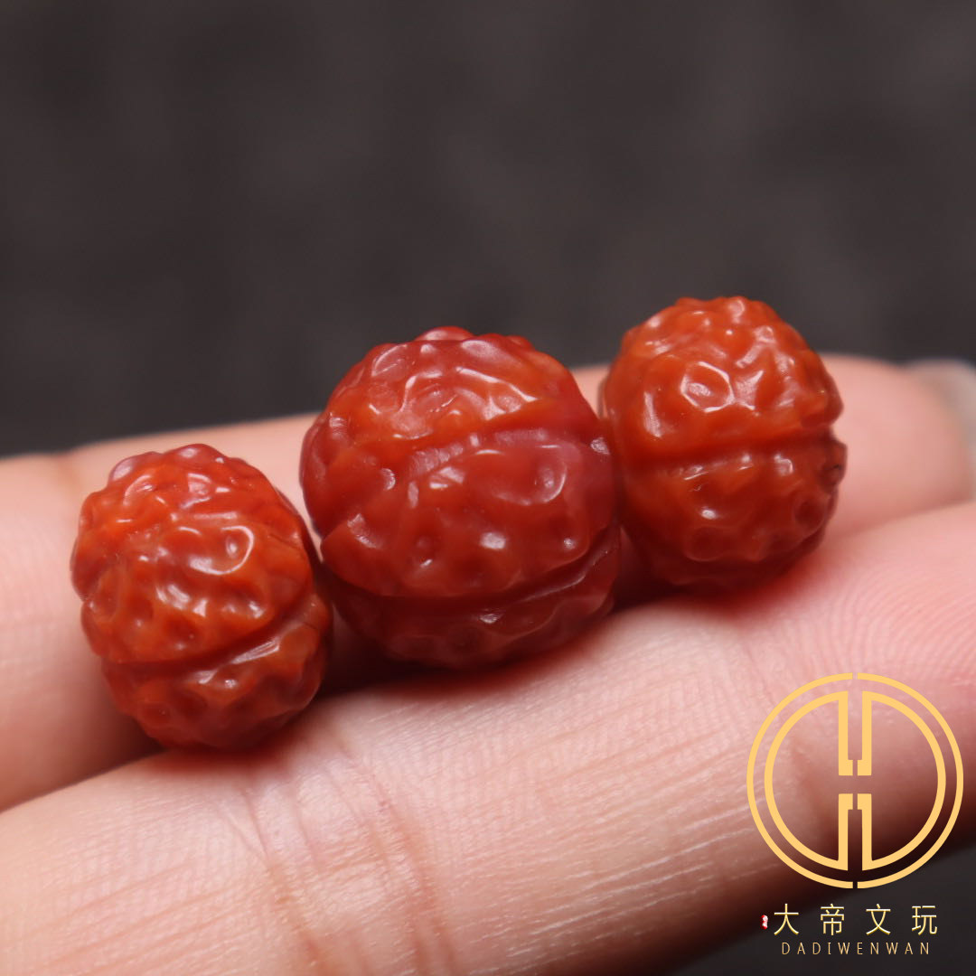 南红玛瑙金刚顶腰珠隔珠手串配饰