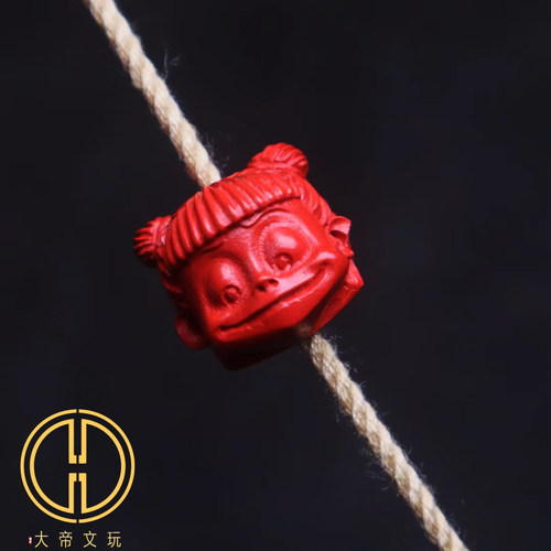 真正高含量红砂个性哪吒diy玉石