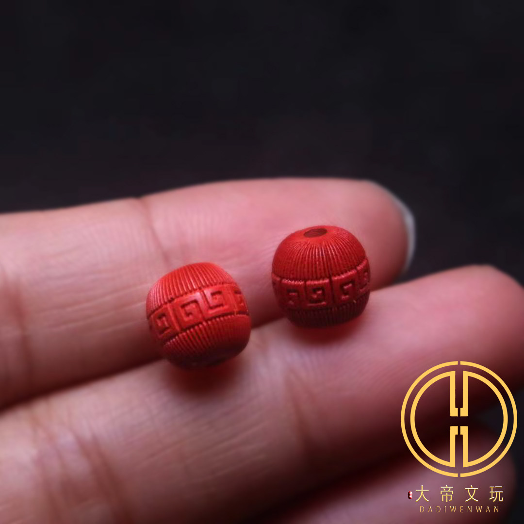 天然原矿朱砂红砂回纹老型这顶腰珠隔珠散珠菩提手串手工diy配饰,珠宝/钻石/翡翠,DIY配件,淘宝优惠券,粉丝福利购,淘宝优惠卷