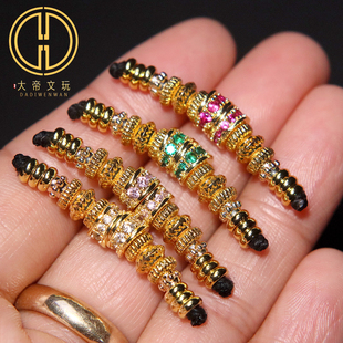 古法金套装隔珠散珠万向轴菩提手串手链编绳diy文玩配饰配件