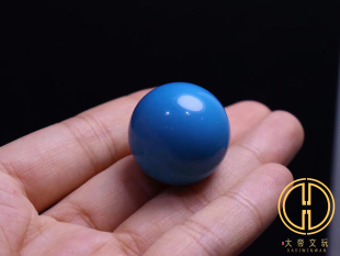 雪巴琉璃果冻料蓝色光珠圆珠散珠隔珠菩提手串长串108diy配饰件