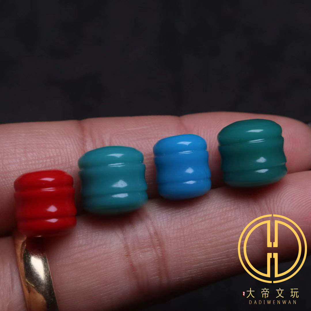 雪巴琉璃果冻料苏工绳束背云隔珠散珠顶腰珠菩提手长串108diy配饰
