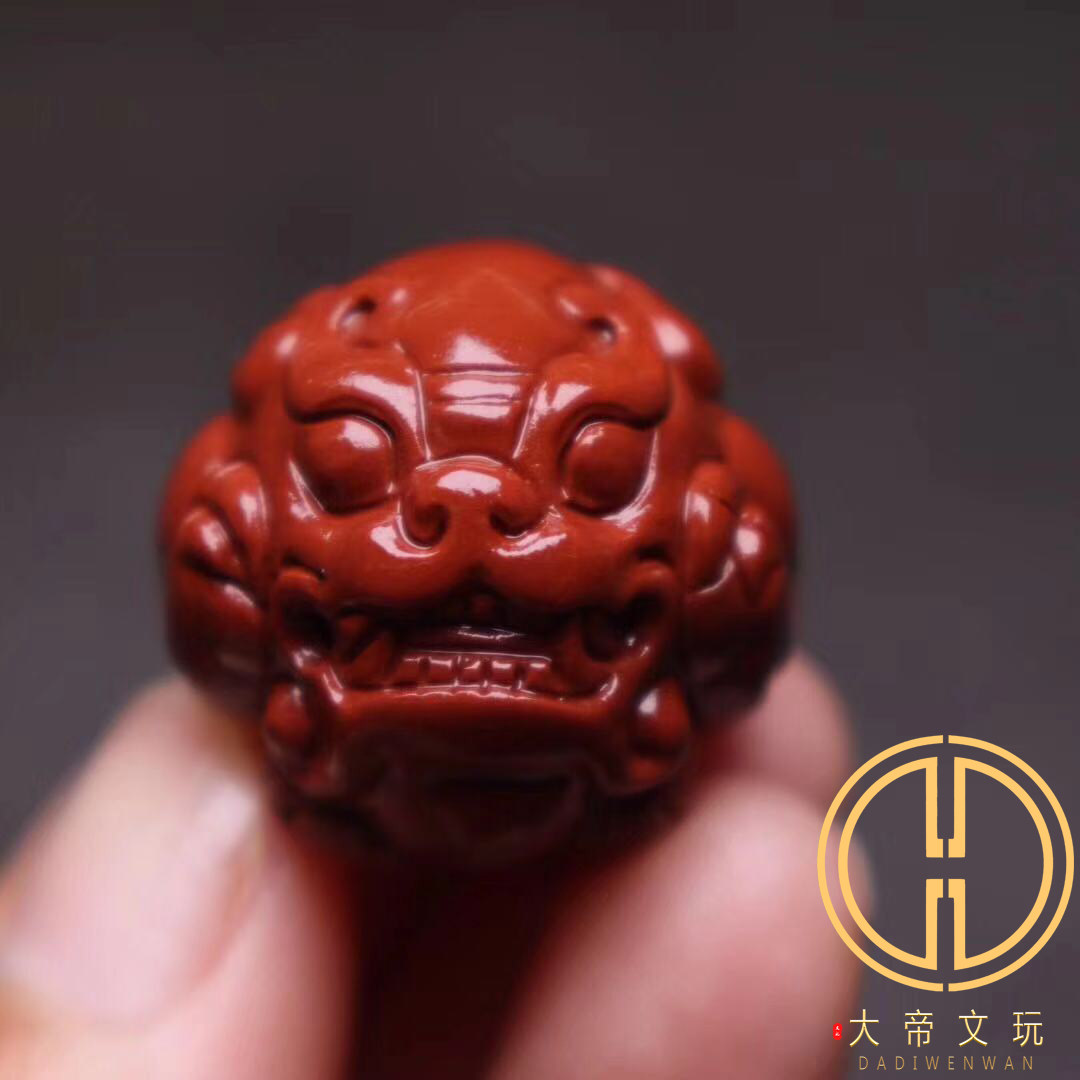 精雕貔貅大金刚桃核锁骨链腰珠
