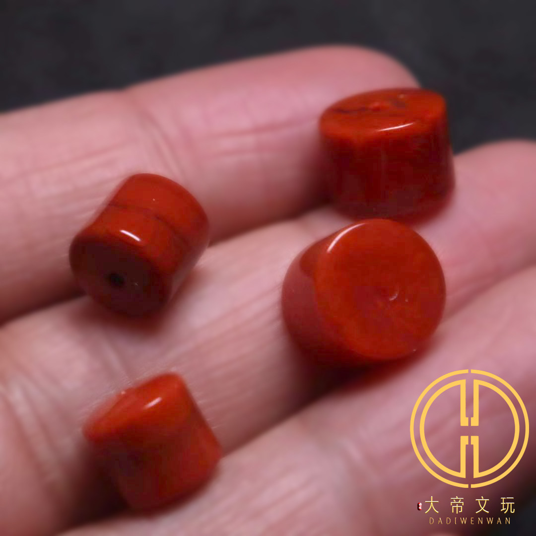 天然原矿桶型绳束长串108diy隔珠