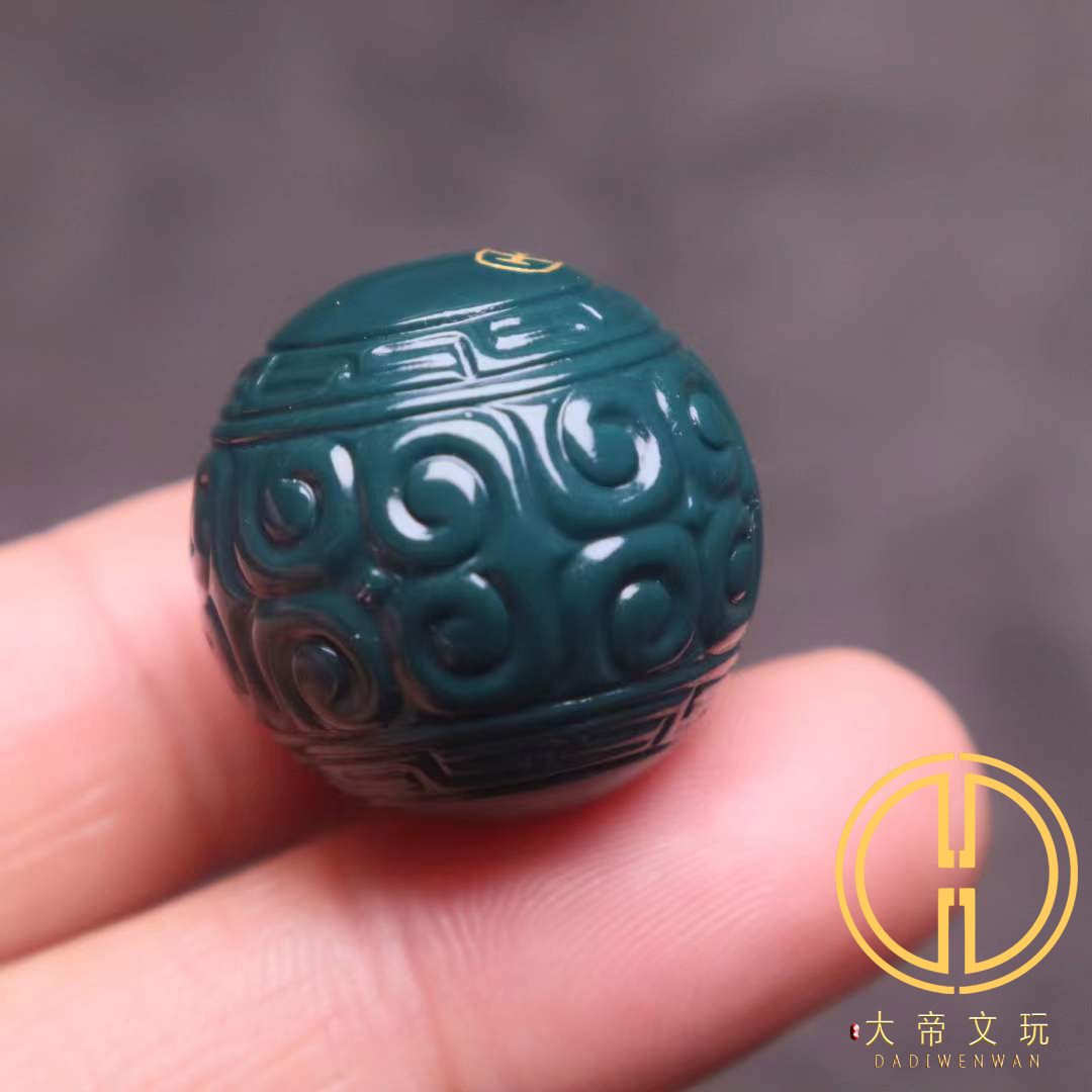 天然阿拉善玛瑙苏工玉化料回纹顶腰珠隔珠108佛珠手串长串配饰