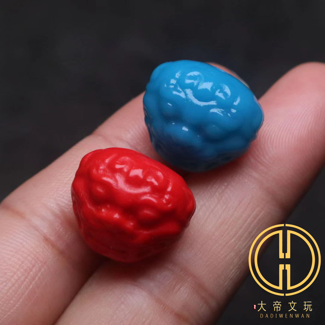 diy琉璃兽面金刚星月手串背云