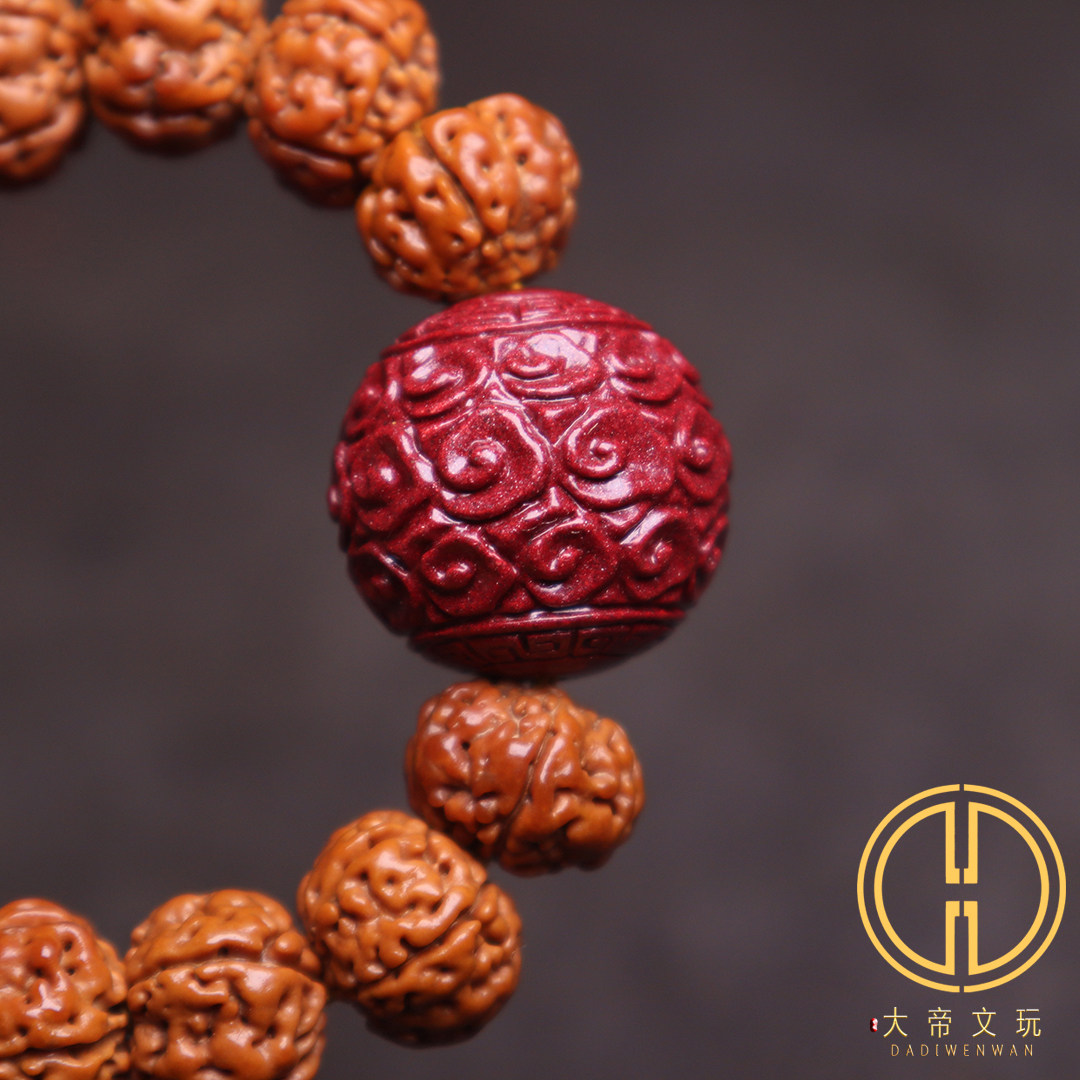 天然原矿朱砂紫金砂云纹珠顶珠隔珠金刚菩提手串手持手工diy配饰,珠宝/钻石/翡翠,DIY配件,淘宝优惠券,粉丝福利购,淘宝优惠卷