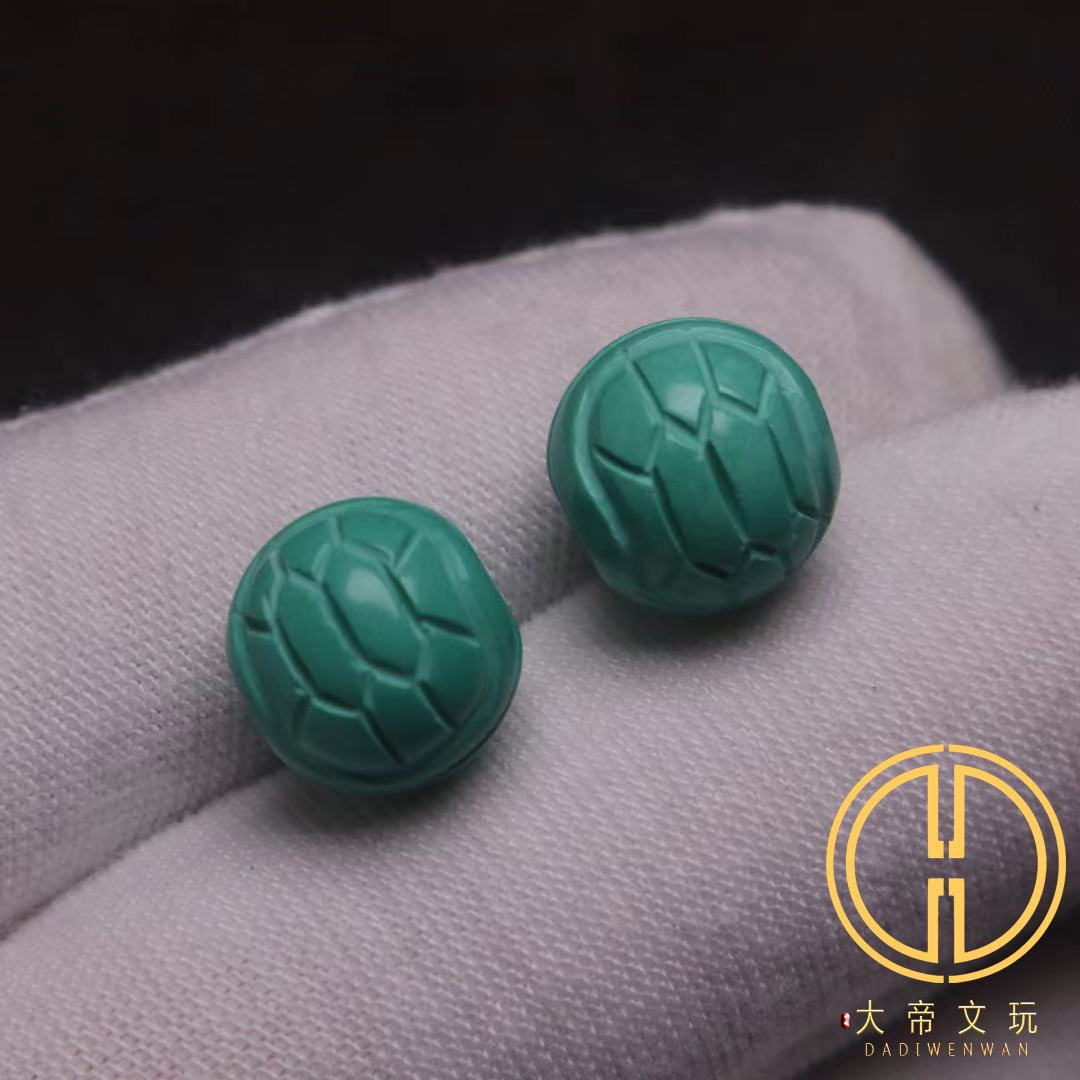diy高瓷绿松石单圈手持菩提散珠