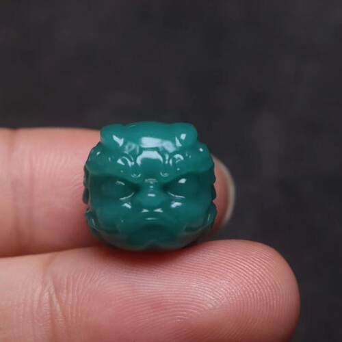 雪巴琉璃果冻料醒狮背云顶腰珠三通貔貅兽珠金刚星月菩提手串配饰 - 封面