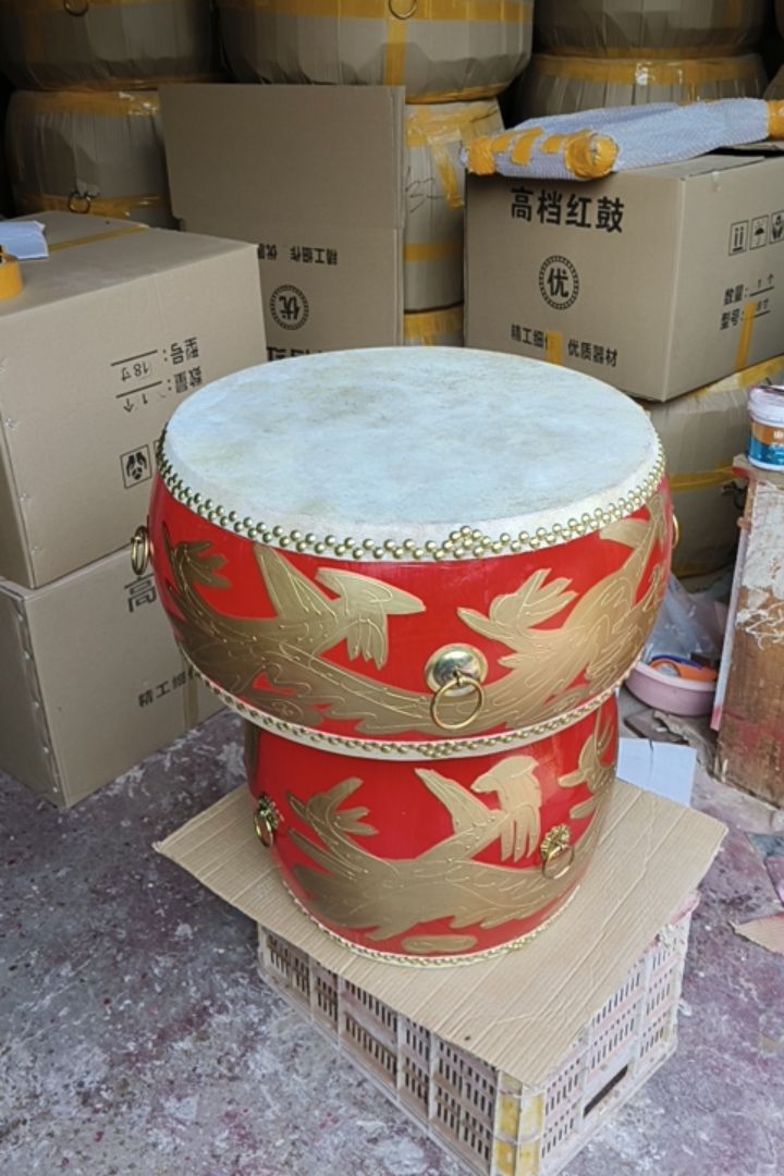 18寸威风鼓扁鼓锣鼓龙鼓牛皮鼓战鼓