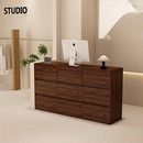 服装 店小型柜台简约饰品店咖啡馆前台接待台 店收银台复古吧台女装