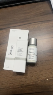 外盒挤压The Ordinary 10%硫磺粉痘痘精华改善红肿豆急救痘肌