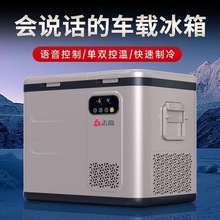 志高车载小冰箱货车双开门冷藏冷冻快速制冷语音控制车家两用移动