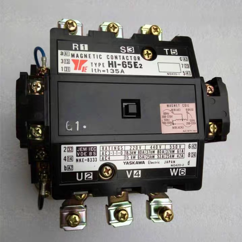 原装正品YASKAWA安川变频器HI-65E2 AC220VAC110V接触器质保一年