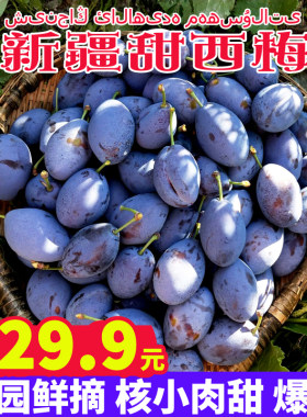 5斤正宗西梅水果新鲜蓝蜜西梅孕妇宝宝辅食新鲜甜布林包邮特大果