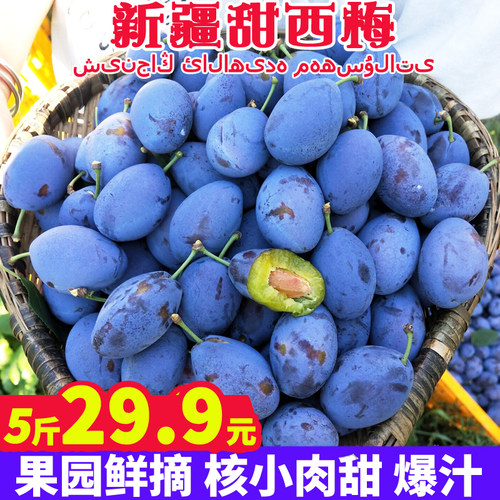 5斤正宗西梅水果新鲜孕妇宝宝辅食布林甜李子包邮特大果