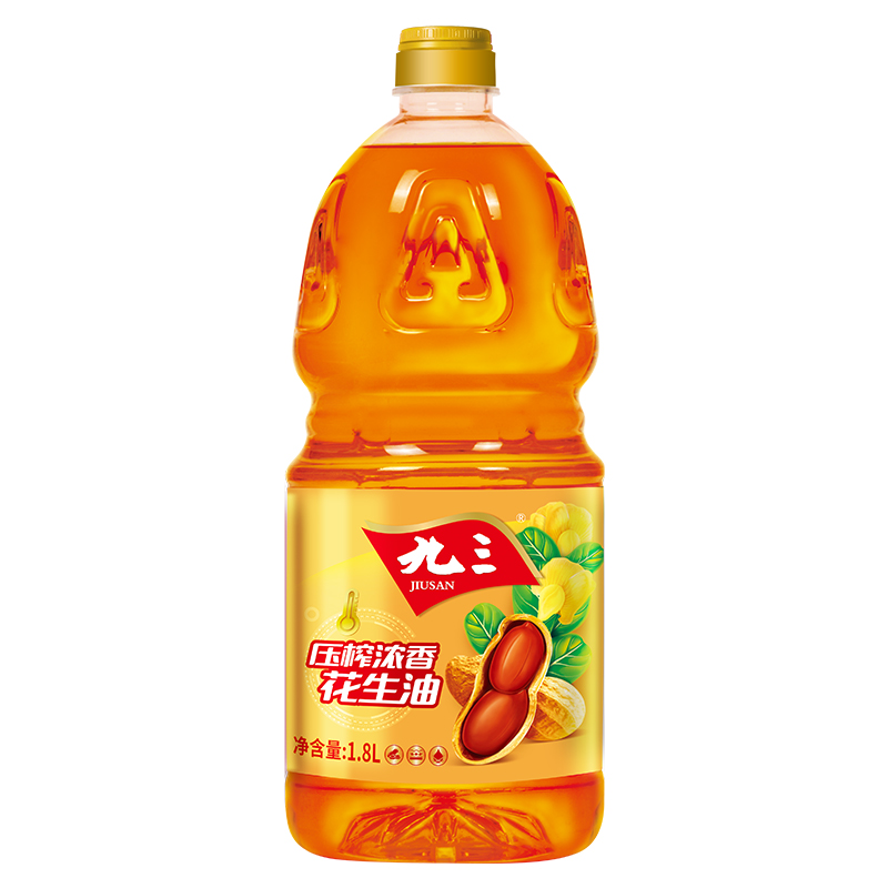 九三压榨浓香花生油1.8L,粮油调味/速食/干货/烘焙,花生油,淘宝优惠券,粉丝福利购,淘宝优惠卷
