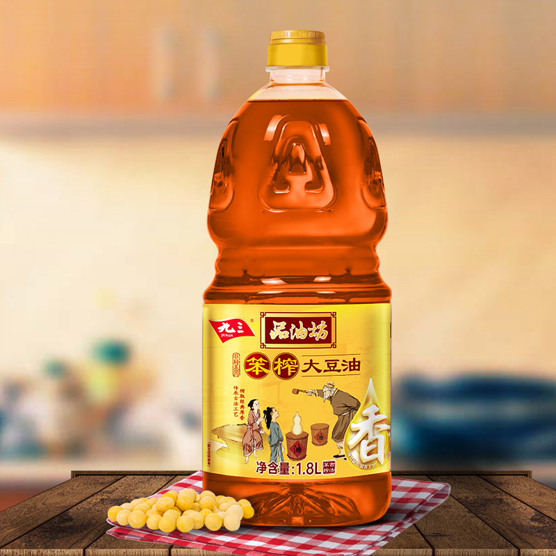 九三  非转基因   品油坊大豆油1.8L   食用油怎么看?