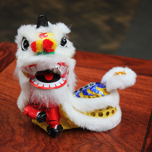 【天天特价】民间传统舞狮工艺品 中国风吉祥如意动态狮摆件装饰