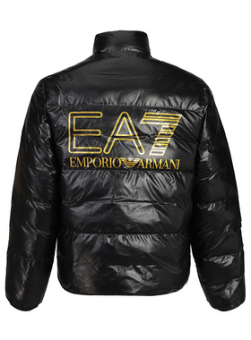 Armani/阿玛尼EA7高端加厚棉衣男士美式休闲立领棉服冬季保暖外套