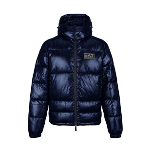 加厚保暖棉衣连帽外套 高端棉服冬季 Armani阿玛尼EA7男士 2025新款