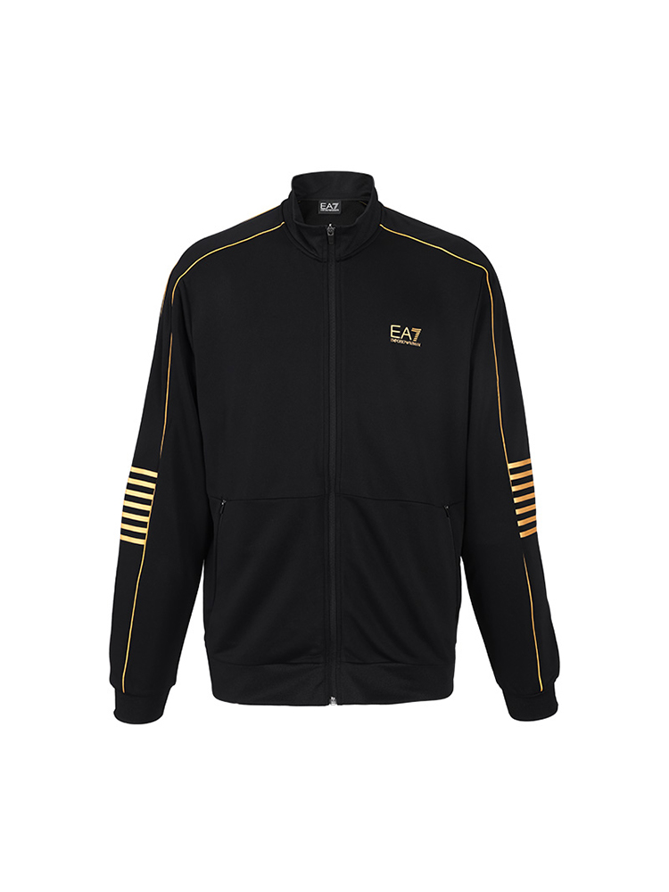 Armani阿玛尼EA7男装2025新款春秋季外套男士休闲开衫夹克运动衫