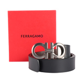 FERRAGAMO菲拉格慕男士 保税仓 国际大牌牛皮革腰带商务休闲腰带
