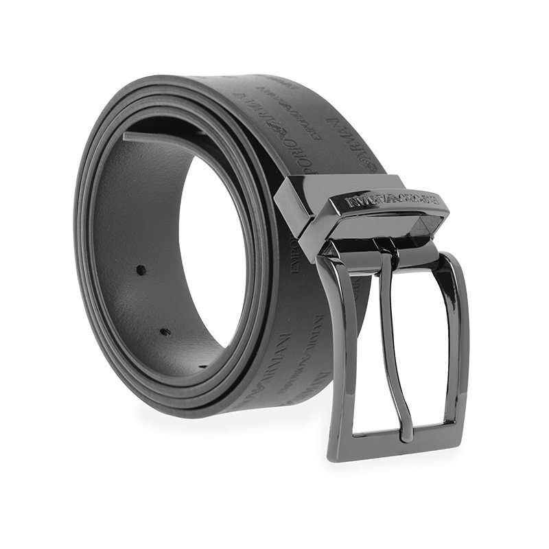 Armani阿玛尼男士2025新款牛皮革腰带高端品牌年轻人国际大牌皮带